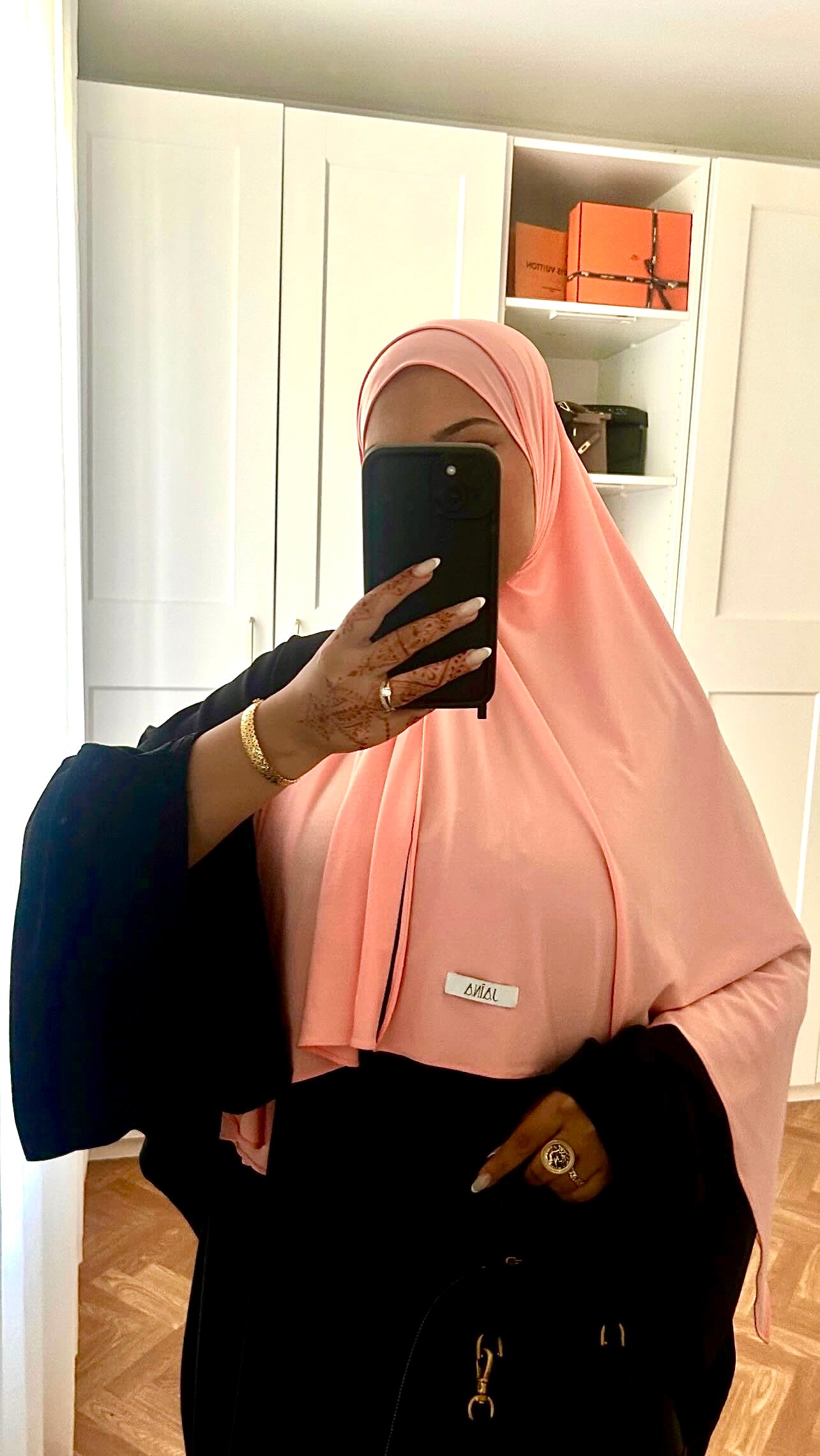 Voile Hijab Corail