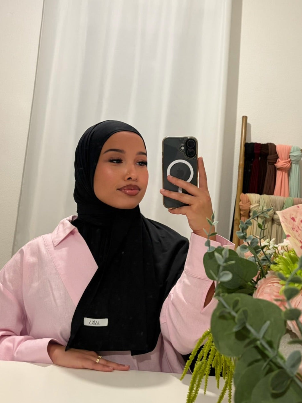 Voile Hijab Black