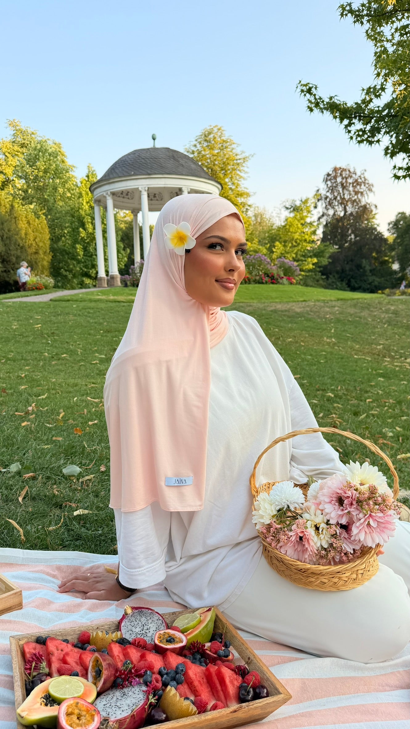 Voile Hijab Baby Rose