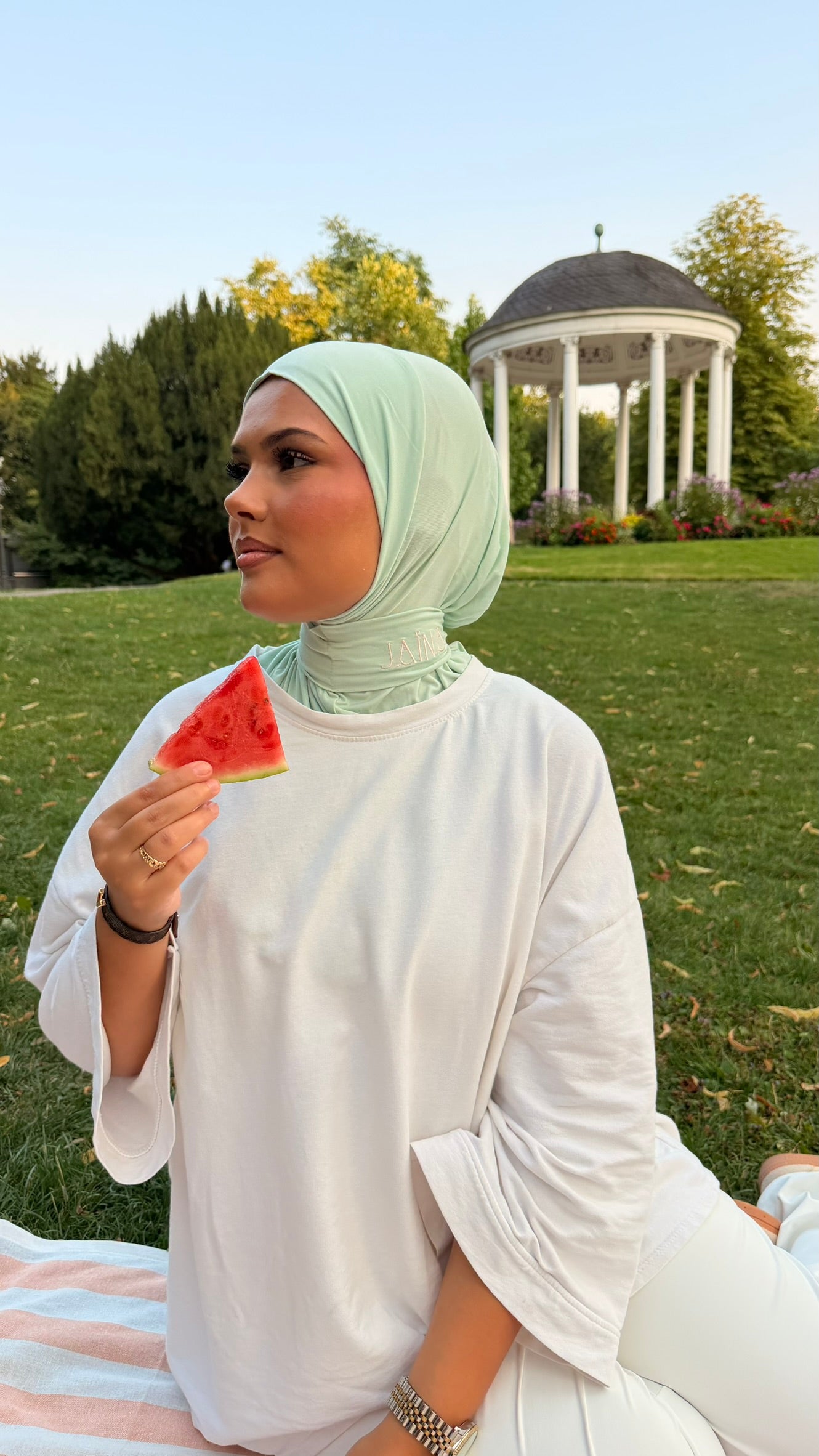 Voile Cagoule Turquoise